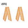 Scalloped Edge Wreath Ribbon Fall Sash for Front Door 55 Inch Plaid Gingham Autumn Wedding Ornament Thanksgiving Harvest Yard Porch Doorway