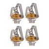 Classy-4Pcs 1/4 Inch 6.35Mm Stereo Input Jack Plug Socket For Electric Guitar Bass, Guitar Pickup Output Jack, Guitar Parts
