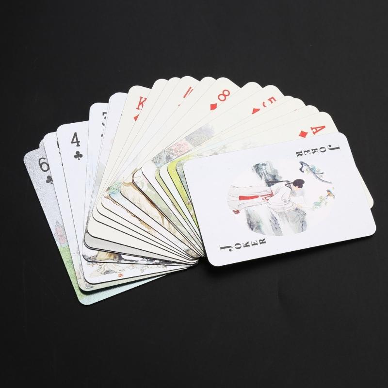 Mini Playing Cards, Waterproof Poker Cards Miniature Poker Cards Dollhouse Poker Small Game Deck Cards for Teens Adults