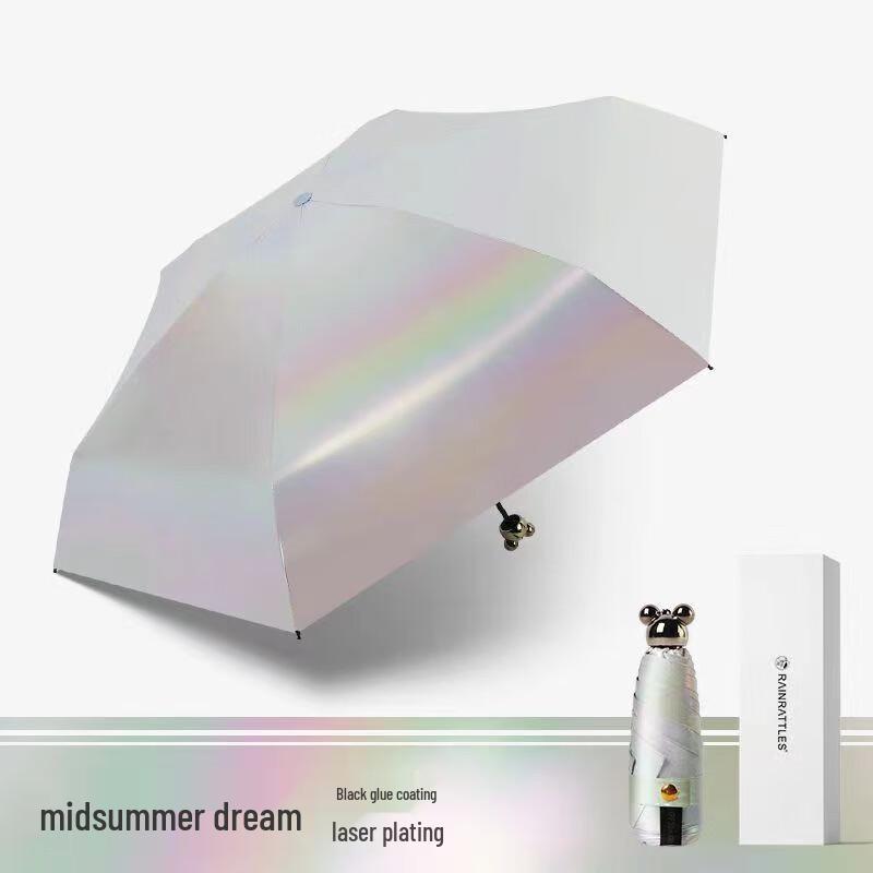 Puluo Mini UV Protection Five-Fold Pocket Umbrella