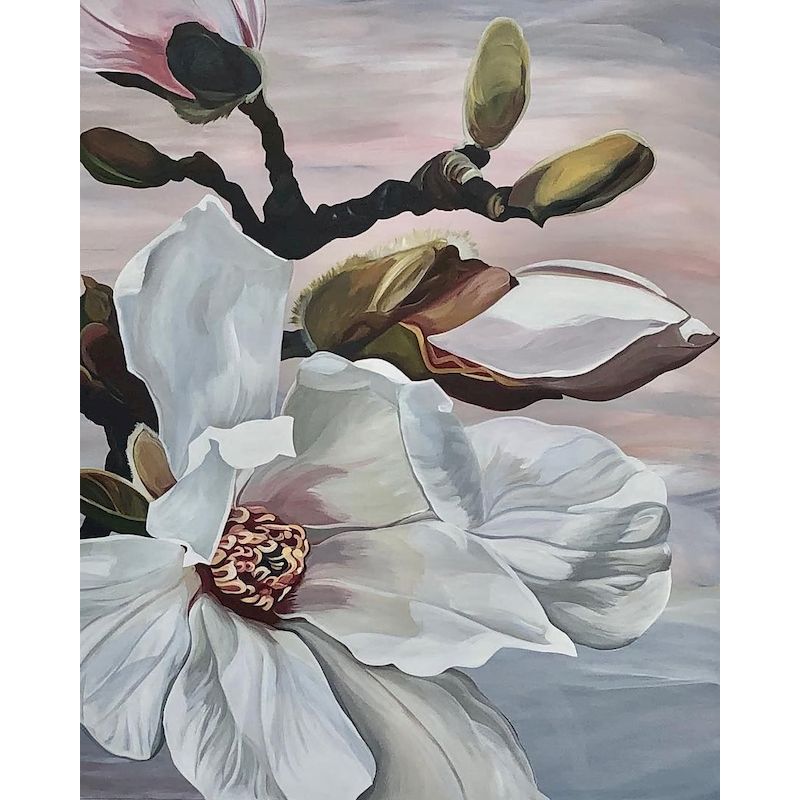 GATYZTORY 40x50cm Frame Painting By Numbers For Adults Color Flower Oil Picture HandPainted Diy On Canvas Home Wall Art