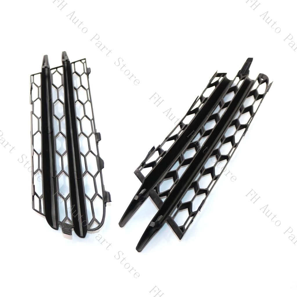 1Pair 1K8853665B 1K8853666B Front Bumper Fog Lamp Light Grille Frame Bezel Cover For VW Scirocco 2009 2010 2011 2012 2013 2014