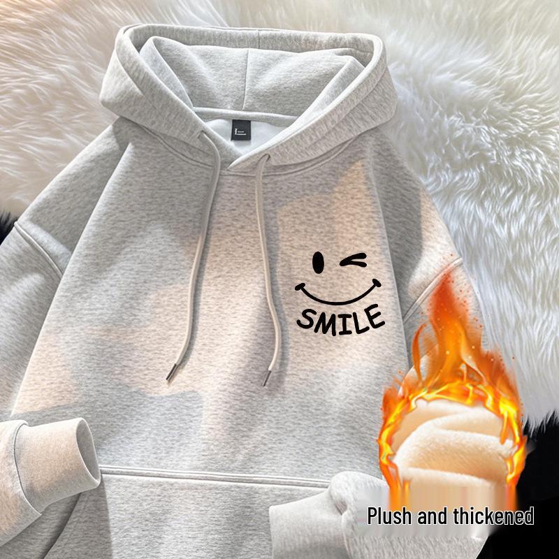 

Унисекс толстовка на флисовой подкладке в европейском стиле – коллекция осень/зима 2024 XL