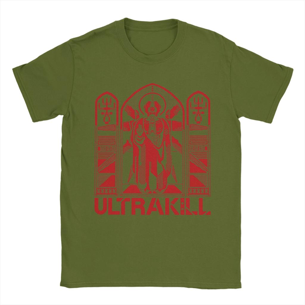 Men T-Shirts Ultrakill v2 Gabriel Casual Cotton Tee Shirt Short Sleeve  T Shirt Round Neck Clothing Plus Size