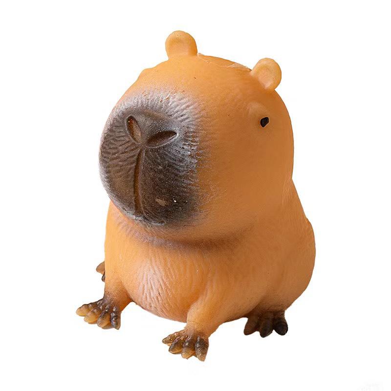 

Игрушка-сжиматель Capybara Relax TPR, новинка, мультяшное животное, антистресс, забавная, креативная, игрушка-сжиматель для декомпрессии для ребенка бежевый