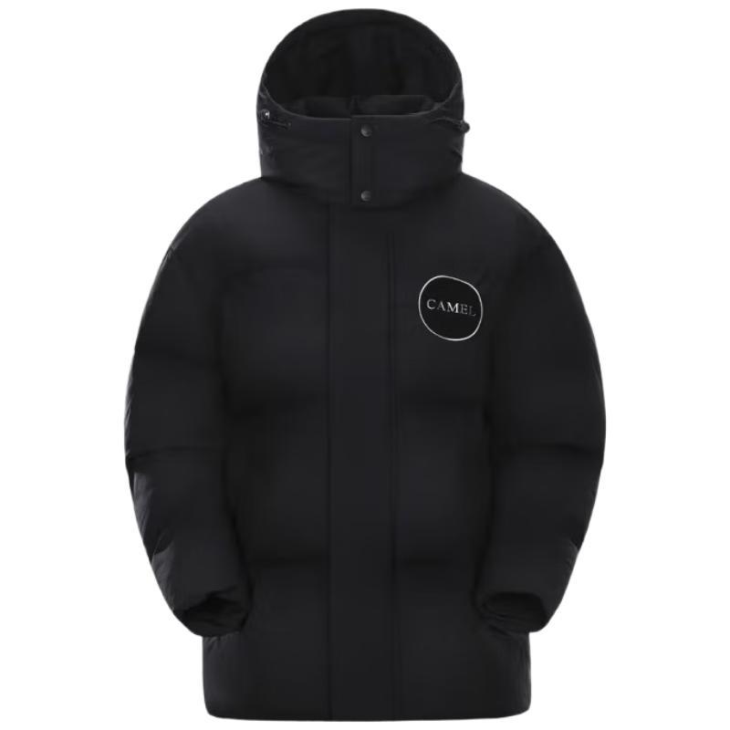 CAMEL Unisex Outdoor High-Loft Puffer Down Jacket S