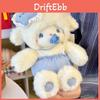 Plush Sheep Sleepy Toy With Checkered Pants Design And Pacifier Decor For Kids Bedtime Comfort