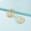 Fashionable Style Western Round Alloy Earrings For Women Simple Design Geometric
