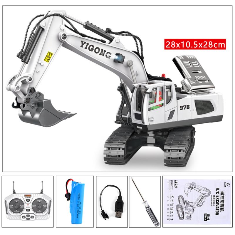 Remote Control Engineering Car Excavator Bulldozer Dump Truck Toy Rc Car For Children Birthday Gifts