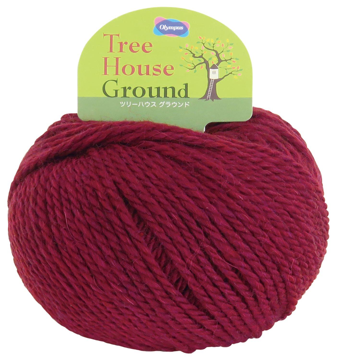 

Olympus Treehouse Ground Extra Set of 5 Balls Yarn, Thick, Col. 307, Red, 40g, Approx. 71m,