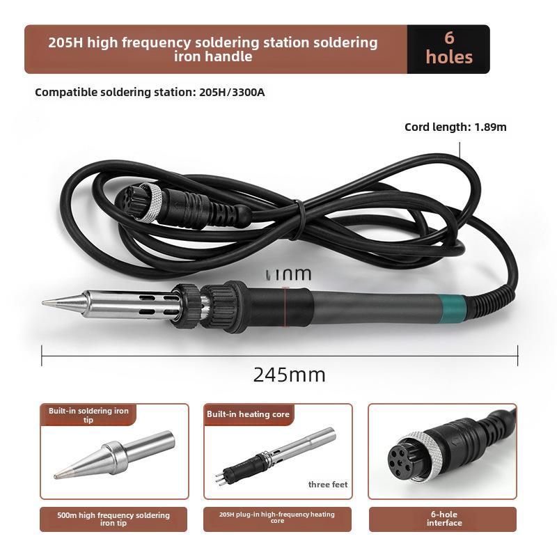 936 Adjustable Temperature Soldering Station Handle with 1321/1322 Metal Heating Core
