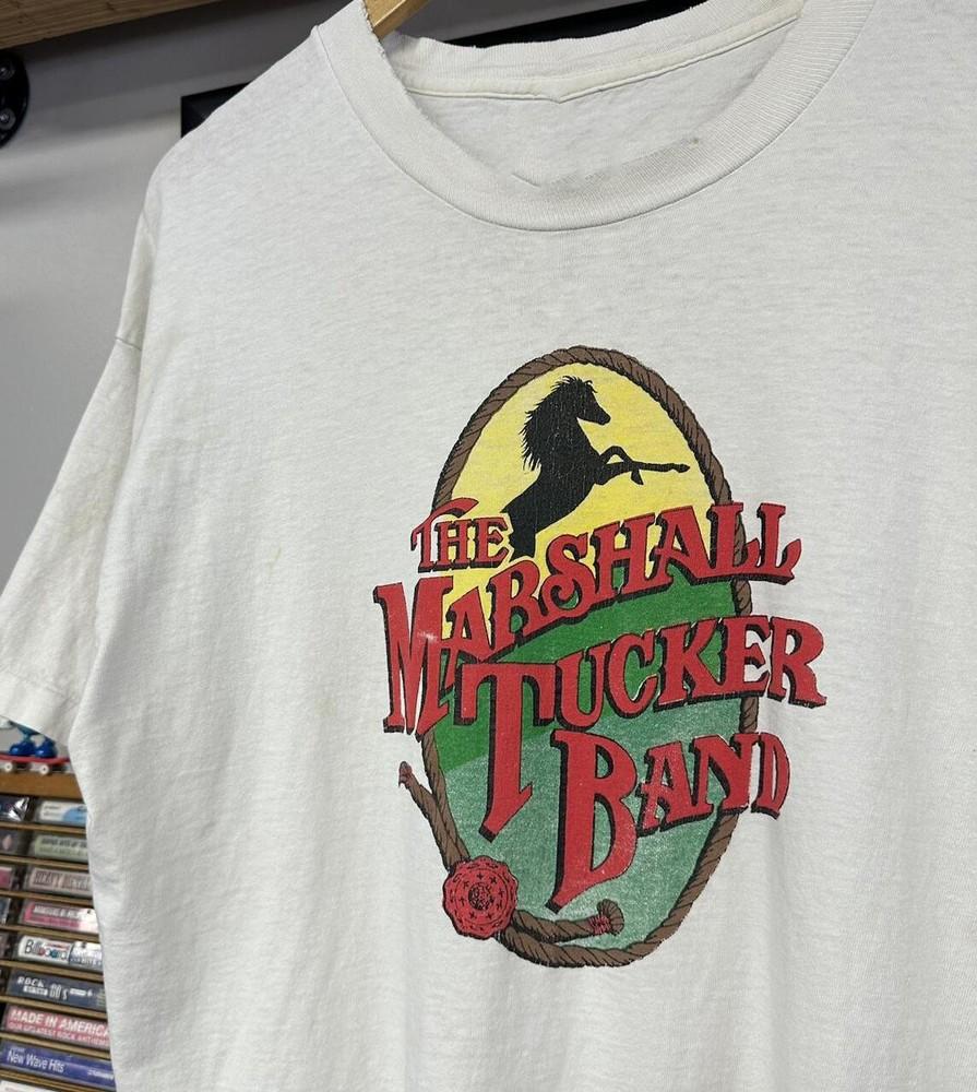 Vtg Vtg The Marshall Tucker Band Tour Cotton White All Size Unisex Shirt Unisex T-Shirt S