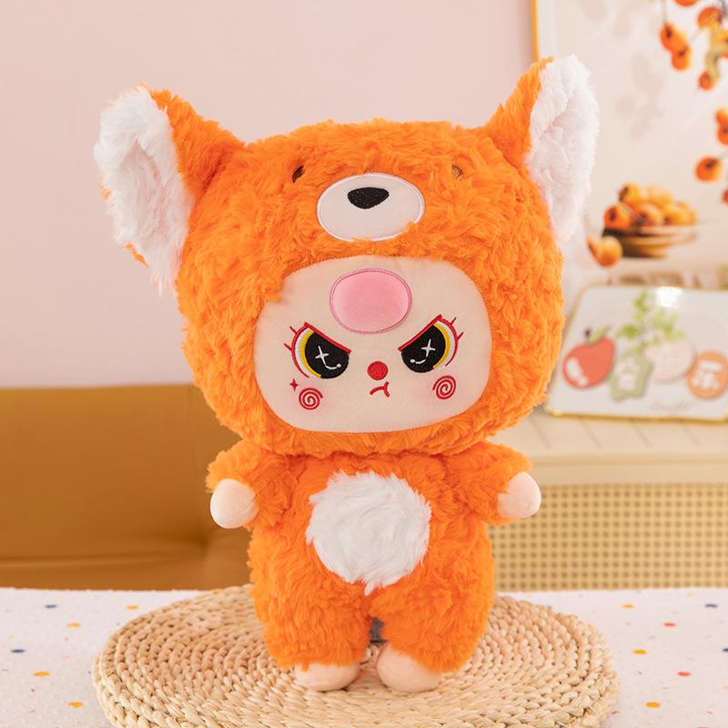 Panda Turned Baby Three-year-old Doll Cute Animal Turned Baby Three-year-old Plush Toy Gift Exchange