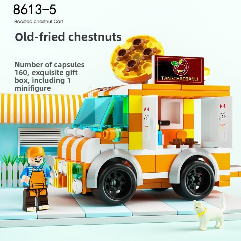 Yellow Crane Tower Chinese Style Building Blocks Kit With Abs Plastic For Kids Diy Creative Play