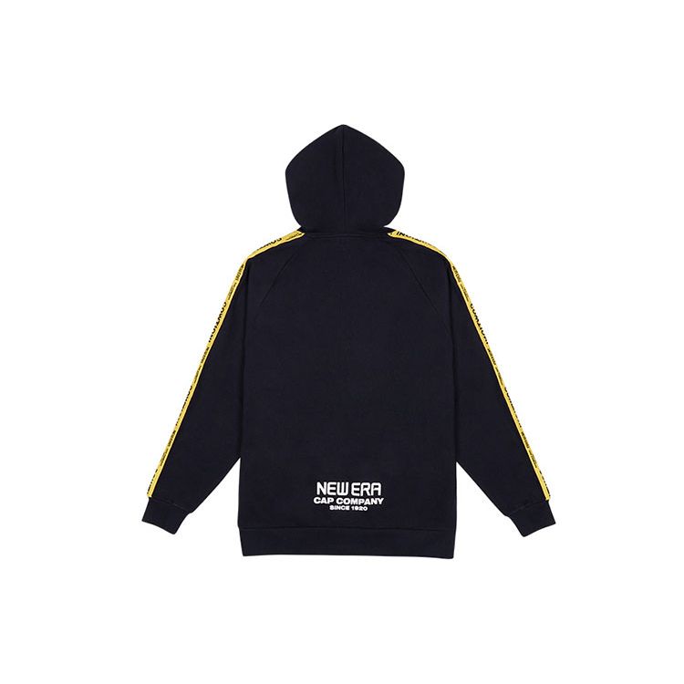 New Era Letter Print Pullover Sweatshirt Unisex sweatshirts Black 12718539