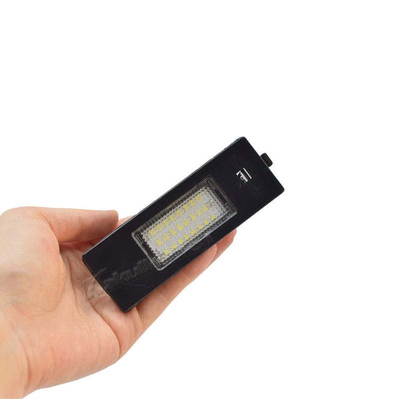 LED License Number Plate Lamp Car Light No Error for BMW 1 Series E81 E87 E63 E64 M6 E85 E86 Z4 F12 F20 F21 K48