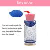 Upgraded Large Glitter Funnel Tool for DIY Snowglobe Cups & Tumblers, Essential Cup Making Accessories for Adding Craft Glitter