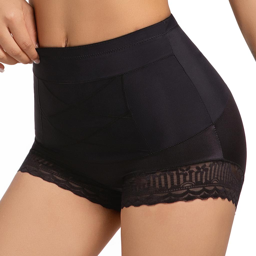 Women Shapewear Tummy Control Panties High Waisted Girdle Body Shaper Postpartum Slimming Underwear Lace Shaping Briefs