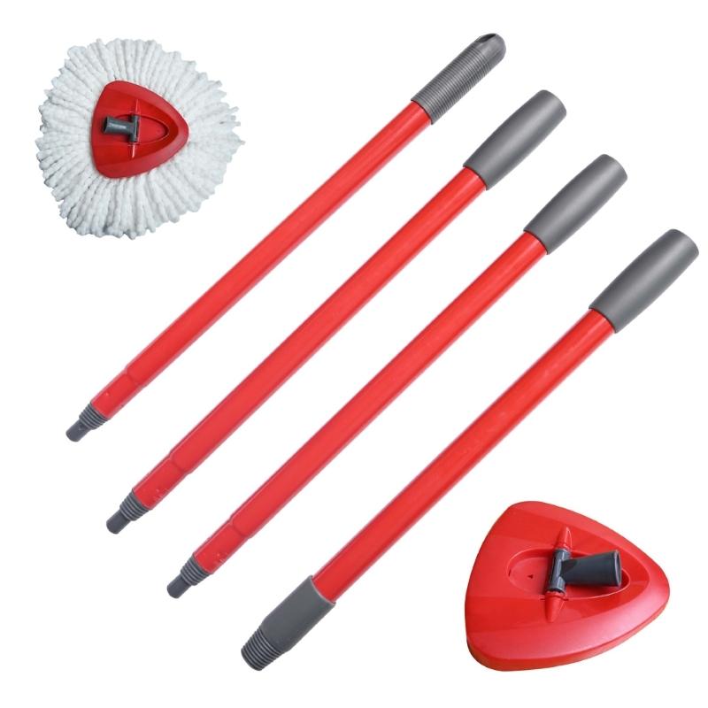 4PCS Mop Replacement Handle Home Mop Replacement Stick Compatible with Most Mop Handle for Easy Wring Mop Refills