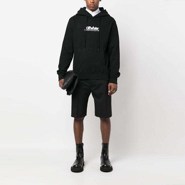 OFF WHITE Chunky Logo Hoodie OMBB097S23FLE0051001