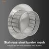 Round Chimneys Cover with Mesh Screen Tapered Top Metal Chimneys Cover Weather-proof