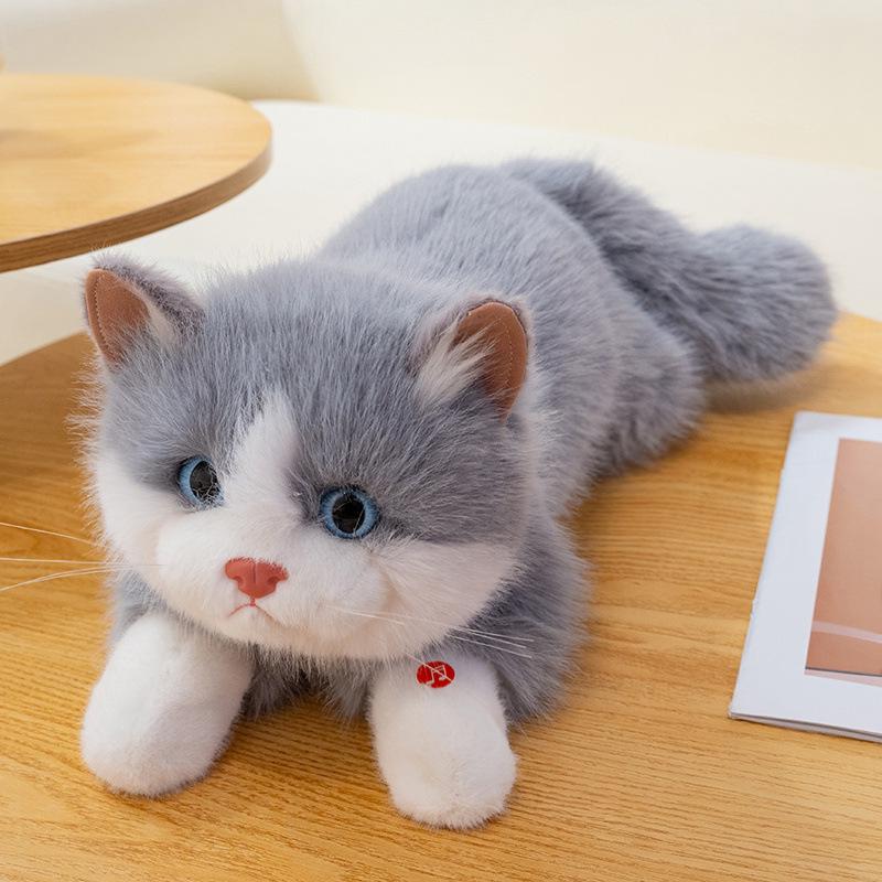 Meowing Cat Plush Backpack with Sound