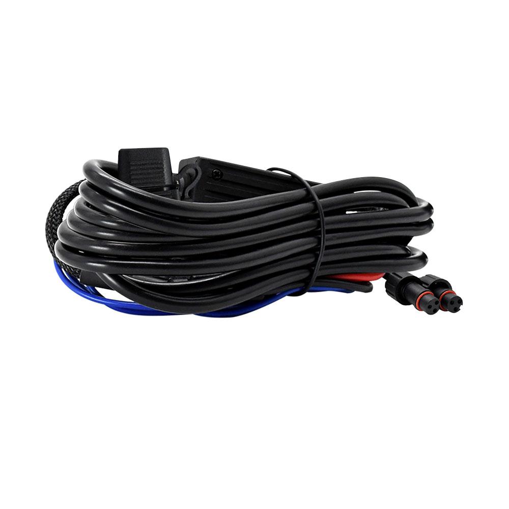 Motorcycle Wiring Harness Kit 16V 300W 16AWG Waterproof Connector Wiring Harness Kit Motorcycle Spotlight Wiring Harness Kit чёрный