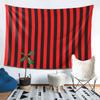 Red And Black Vertical Stripes Tapestry Decor Art Aesthetic Tapestries for Living Room Bedroom Home Wall Cloth Wall Hanging