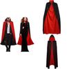 Vampire Halloween Cloak With Cap For Cosplay Party Costume Performance Stage