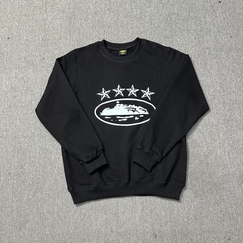 26 American Streetwear Graphic Print Crewneck Sweatshirt Loose Fit Teens