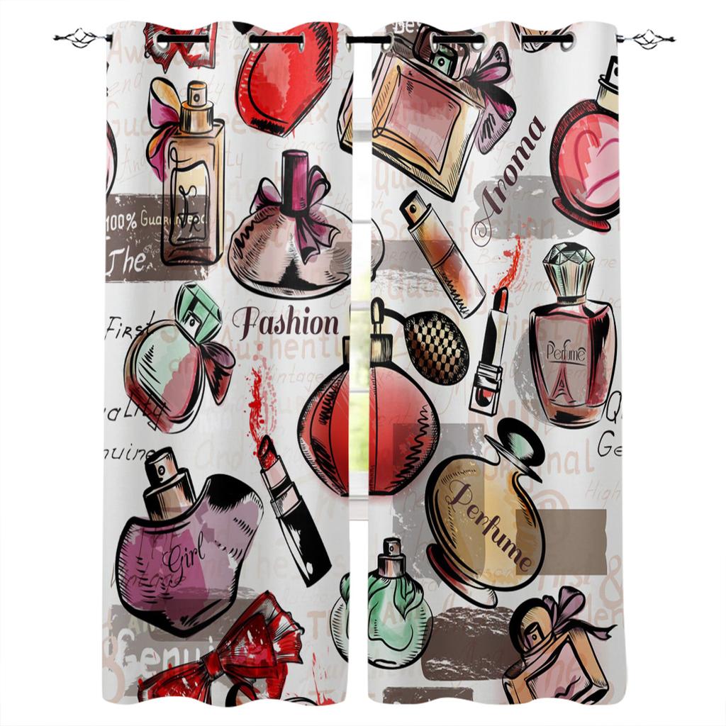 Cosmetic Perfume Lipstick Moisturizer Bedroom Kitchen Living Room Decoration Items Window Curtains for Living Room