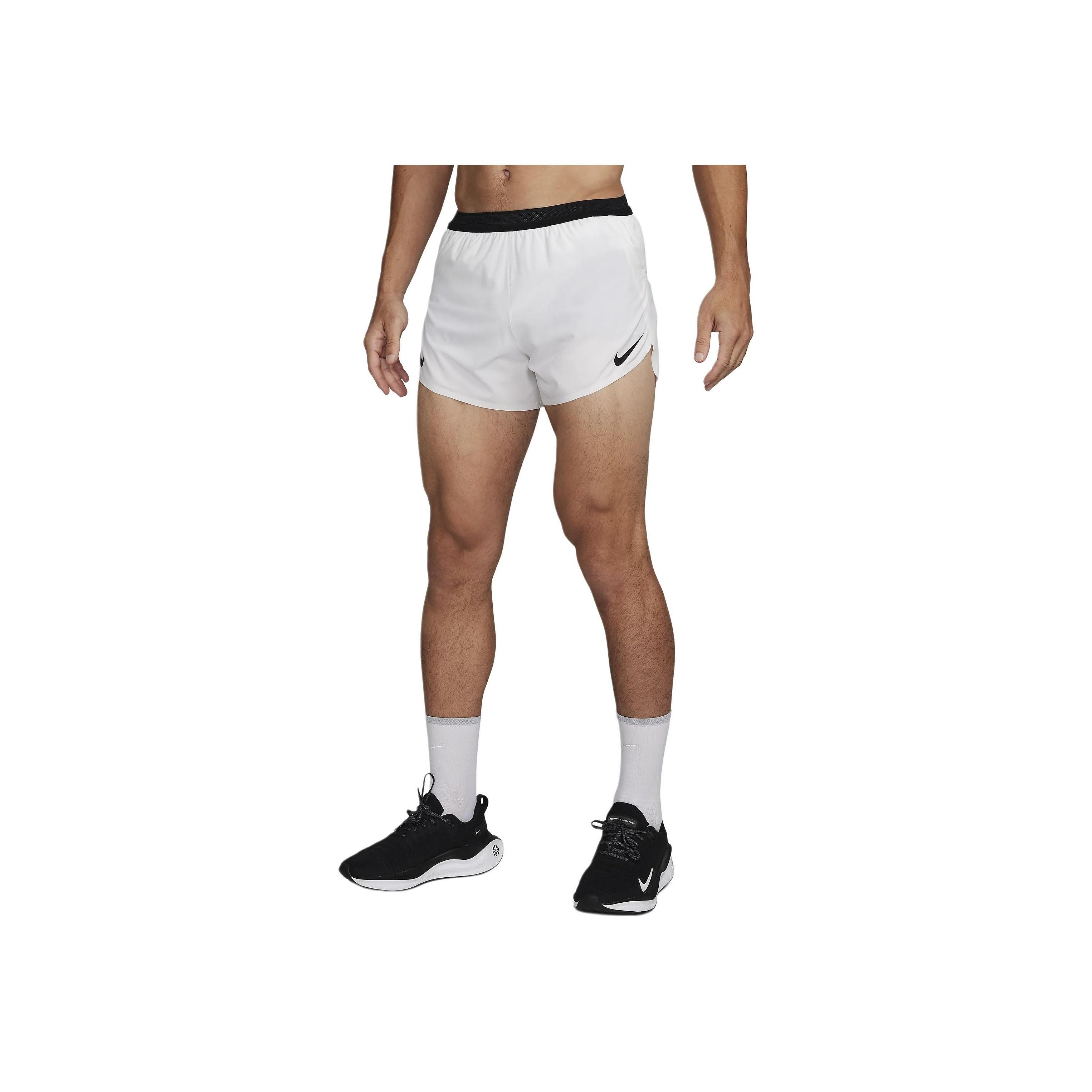 

Nike Aeroswift Logo Spliced Running Shorts Men shorts White FN3352-121 M