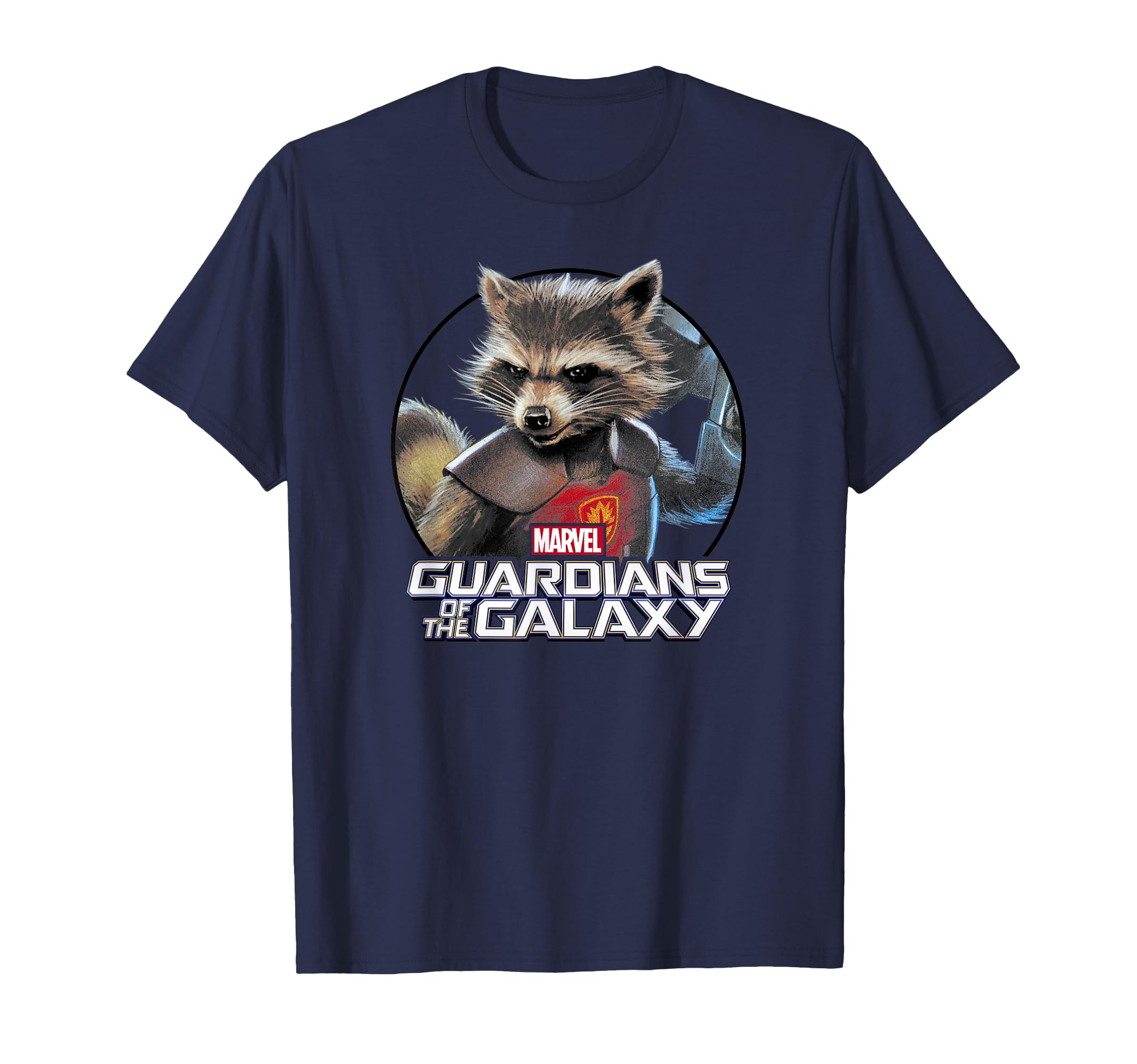 

Marvel Guardians of the Galaxy Rocket Raccoon Circle T-Shirt