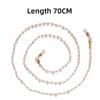 Fashion Pearl Glasses Chain Metal Anti-loss Sunglasses Lanyard Multi-purpose Neck Strap Cords For Women Glasses
