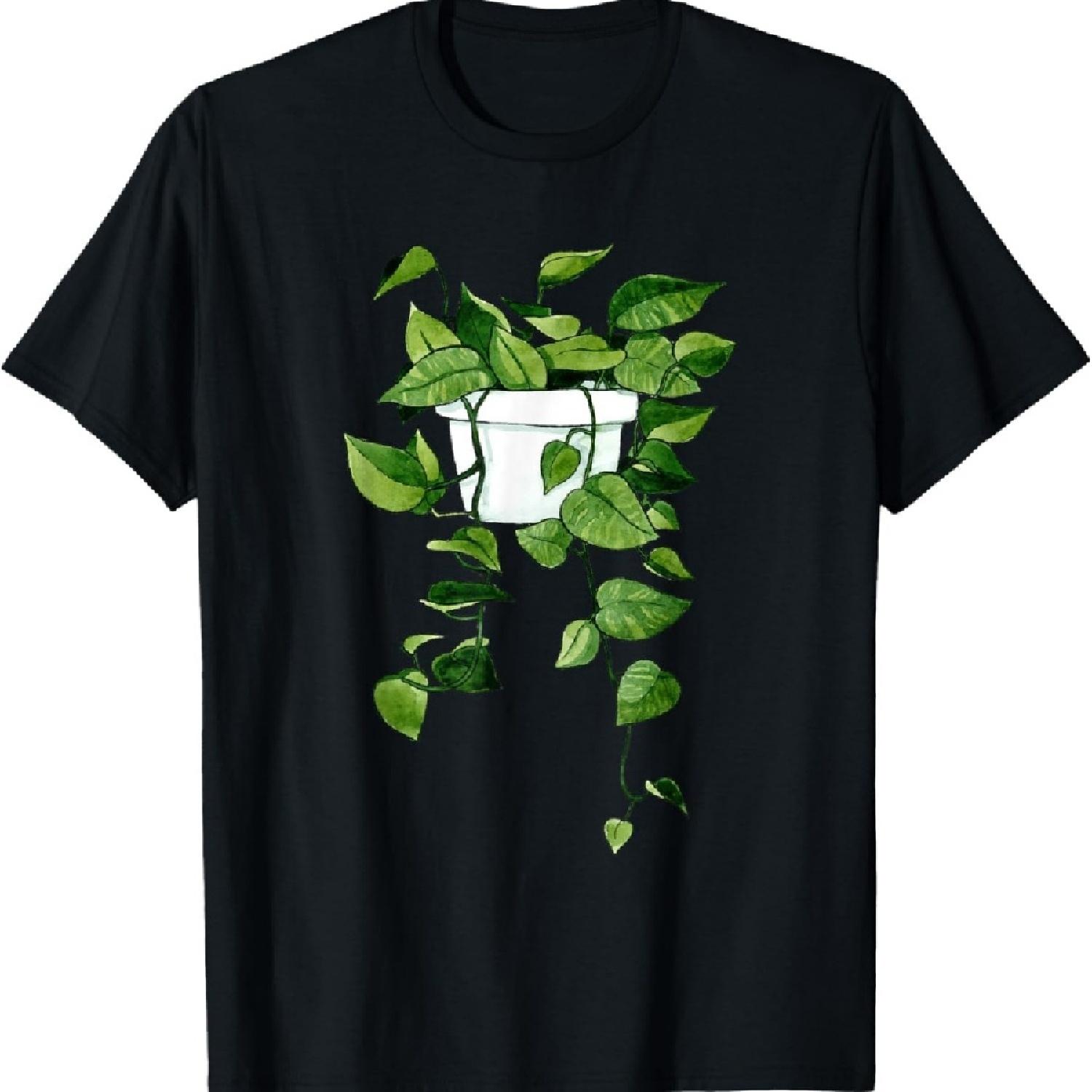 

Golden Pothos House Plant Garden Ceylon Creeper Ivy Arum T-Shirt XXXXXL чорний