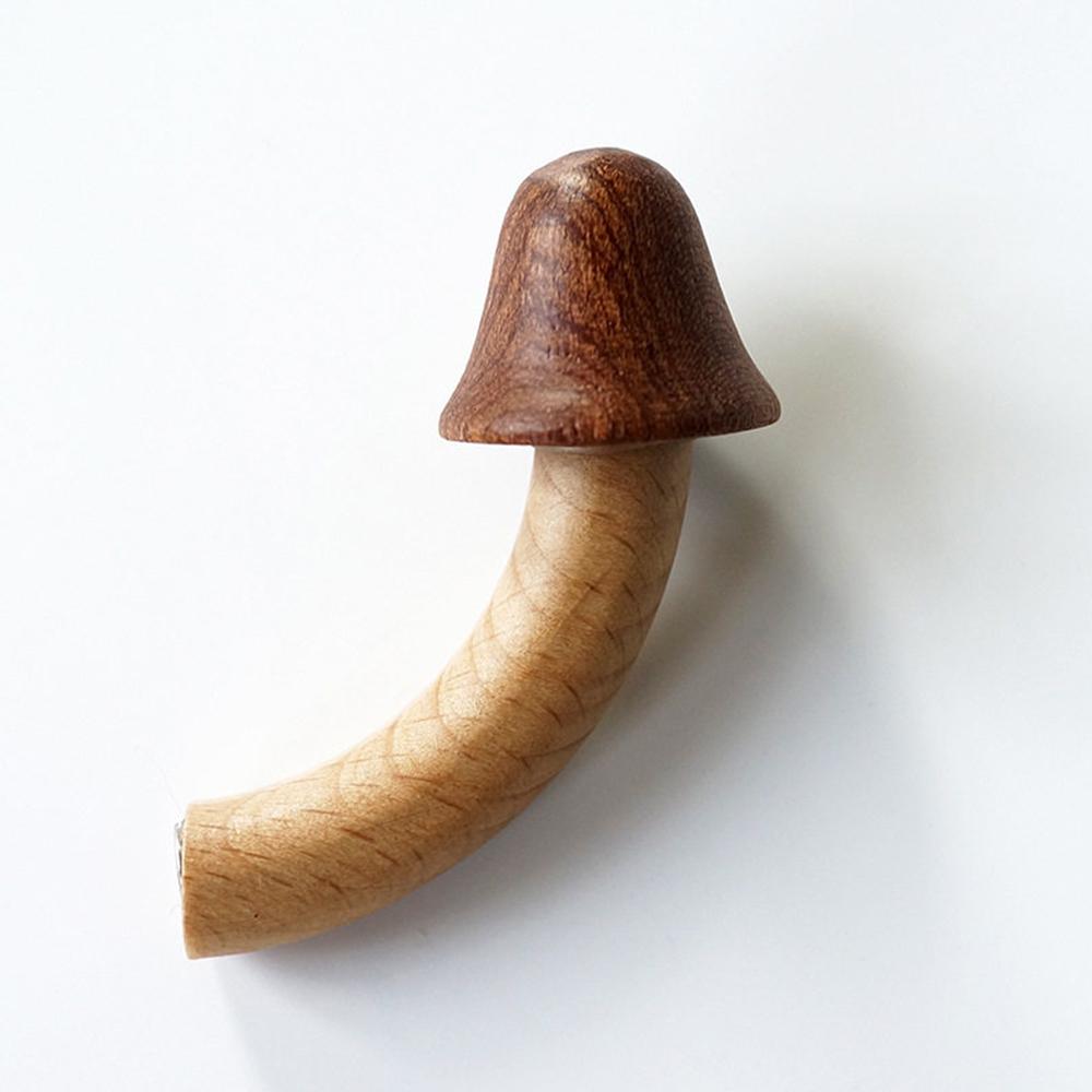 Mushroom Wooden Fridge Magnet Refrigerator Magnet Handmade 3D Solid Wood Magnet Fridge magnets Magnetic Kitchen Decor Gift Room