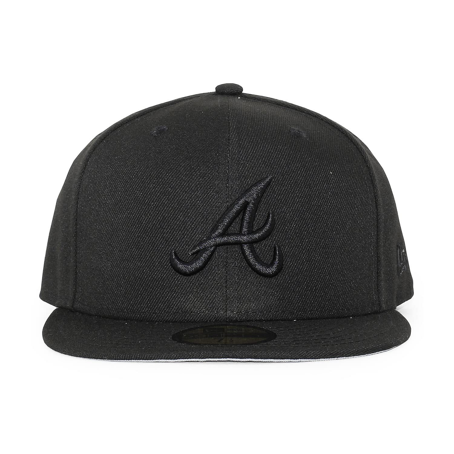 

59FIFTY Atlanta Braves FITTED ATLANTA BRAVES 5950 Кепка черная [New Era] [MLB TEAM-BASIC CAP/BLACKOUT] (7-1/8 (приблизительно. 56,8см)) [Элемент]