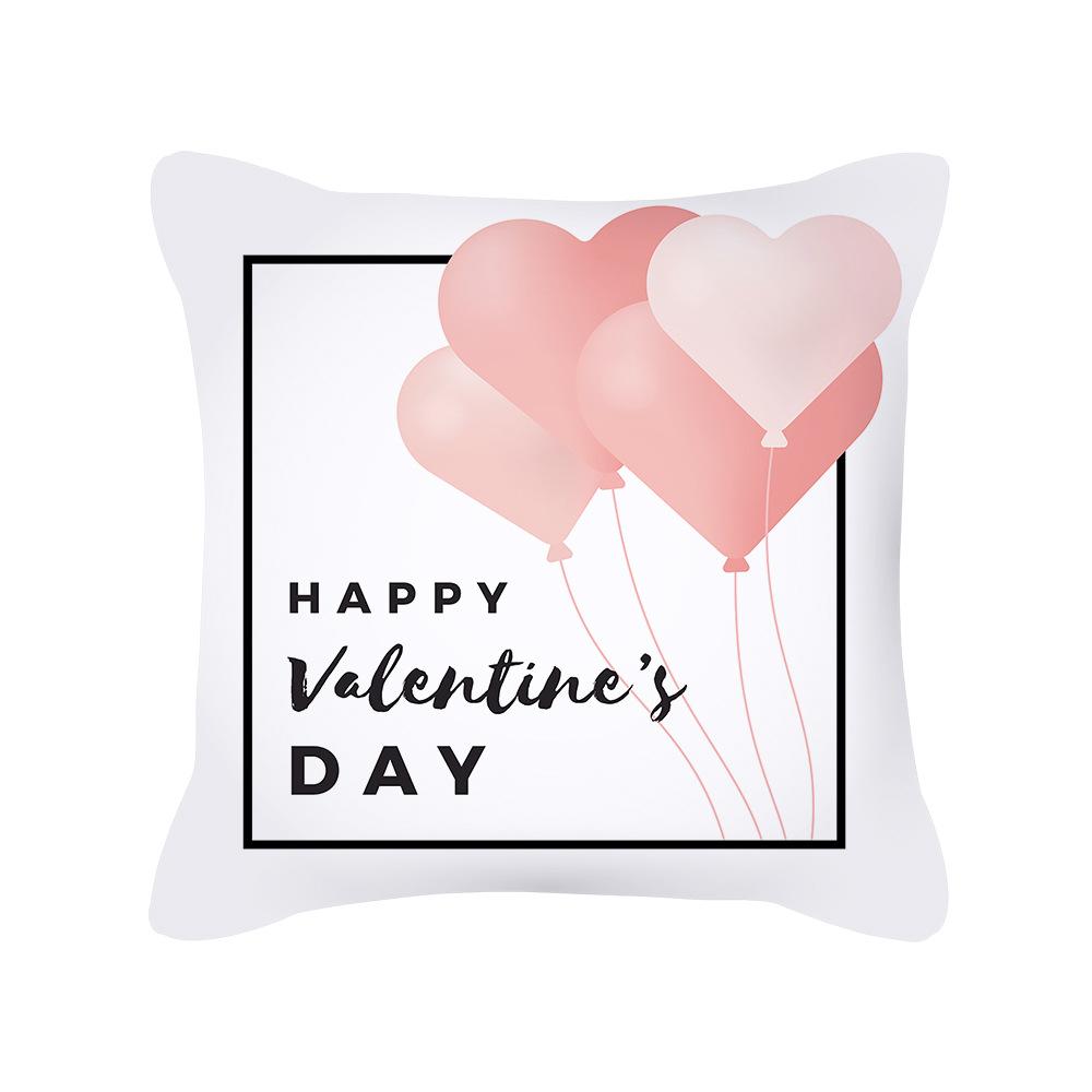 

Скандинавский розовый подарок на День святого Валентина Любовь Персиковая подушка Новое жилье Мягкое украшение 45 * 45cm
