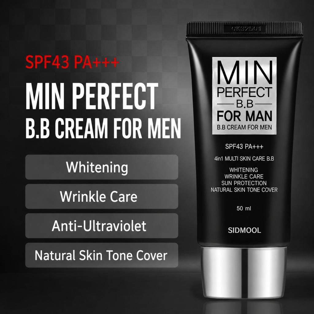 SIDMOOL Min Perfect BB Cream For Men SPF43 PA 50ml
