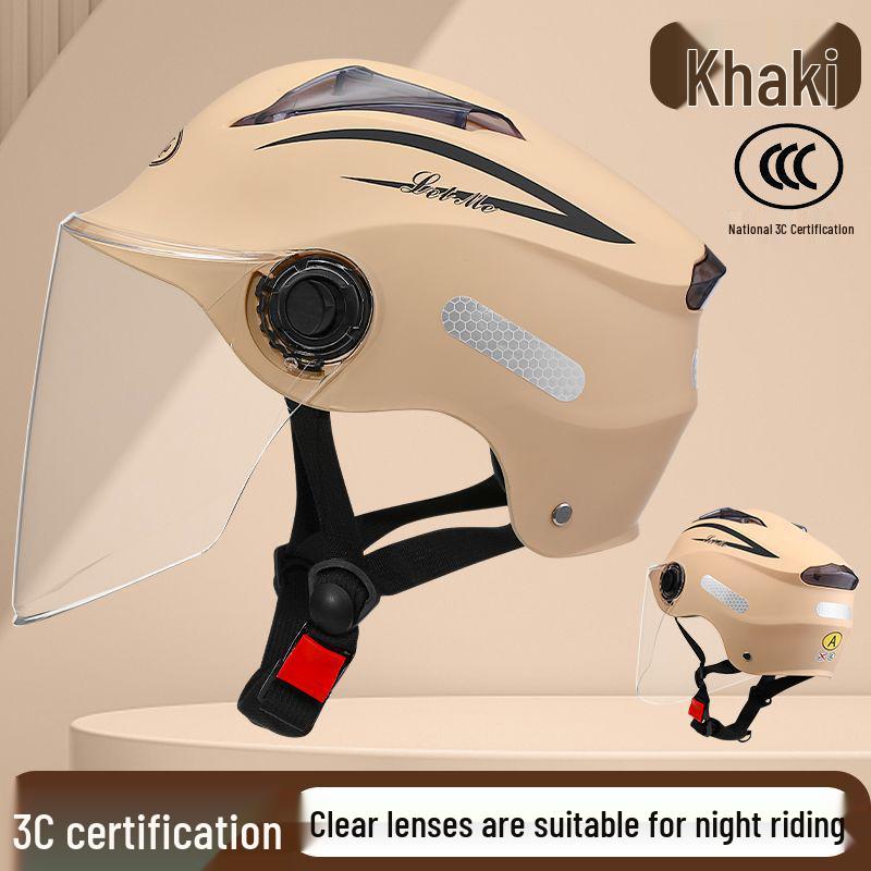 3C Certified Summer Motorcycle Helmet with UV Protection for Men & Women