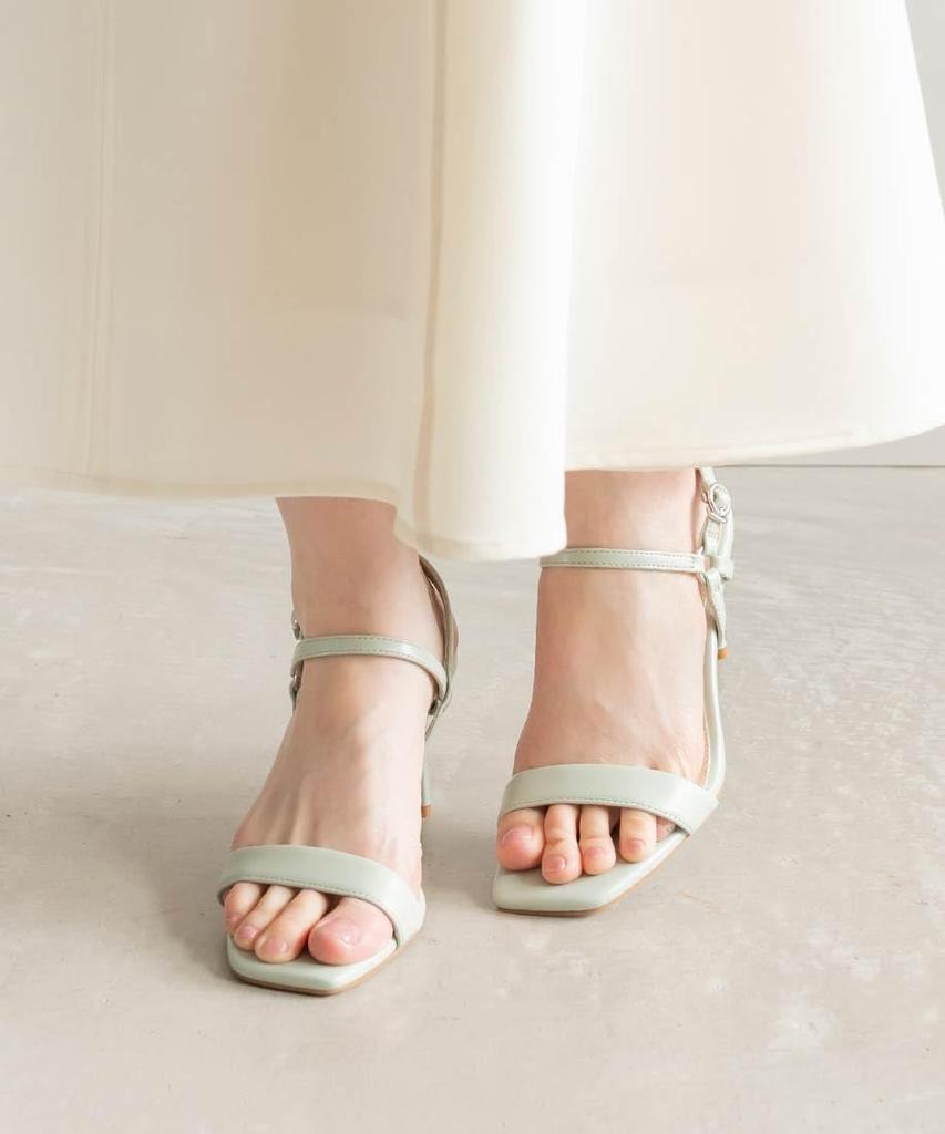 Metal Ring Strap Sandals KS33250 MINT LL