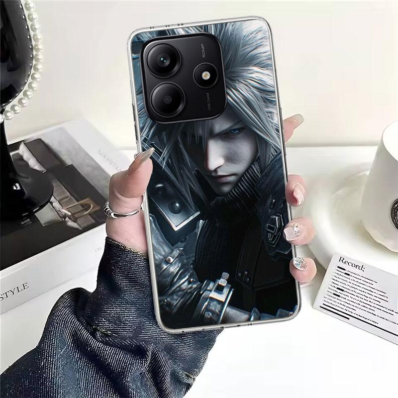 Final Fantasy FF VII Soft Phone Case For Xiaomi Redmi Note 15 14 14S 13 12 Pro Plus 12S 11 11S 11E 10 10S 11T 5G Fundas Coque Re