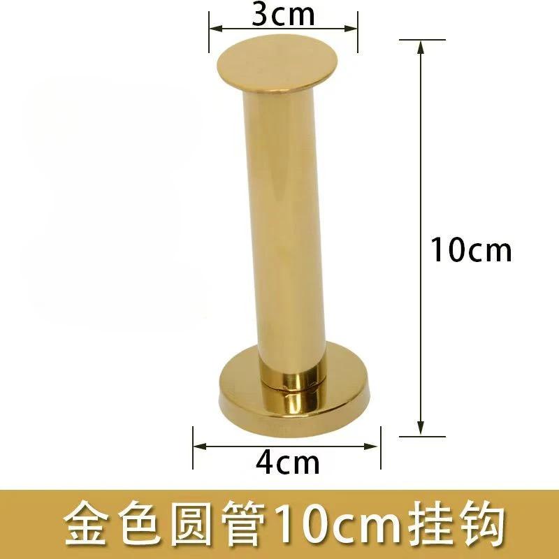 Thickened Hook Stainless Steel Wire Drawing Point Hanging Pole Wall Decor Clothing Shops Display Hangers Rack Wardrobe Storage