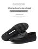 Men's Brown Waterproof Non-Slip Lightweight Moccasin Loafers - British Style Casual & Soft Sole