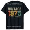 Funny 50 Year Old Vintage 1975 Limited Edition T Shirts Summer Streetwear Short Sleeve 50th Birthday Gifts T-shirt Mens Clothing