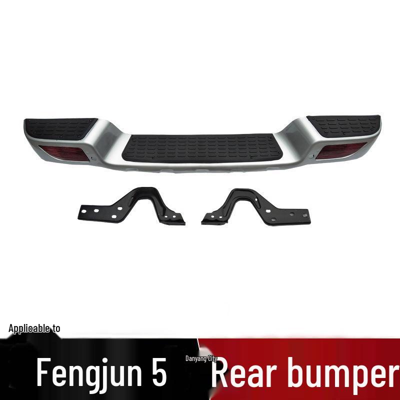 

Great Wall Wingle 5 European Version Rear Bumper with Anti-collision Bar All Iron Regular Black