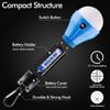 Outdoor Camping Tent Light Portable Lantern LED Bulb Outdoor Hanging Soft Light SOS Emergency Travel  Lamp Use AAA Battery
