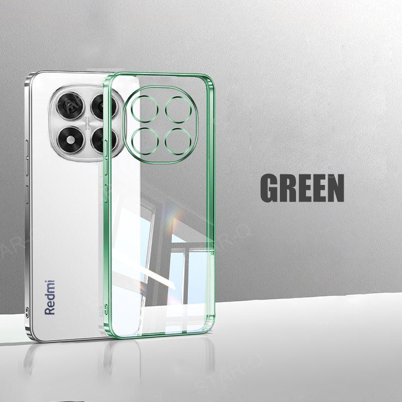 Note14 14pro  Plating Transparent Case For Xiaomi Redmi Note 14 Pro Plus 4g G Soft Silicone Clear Back Cover Note14pro