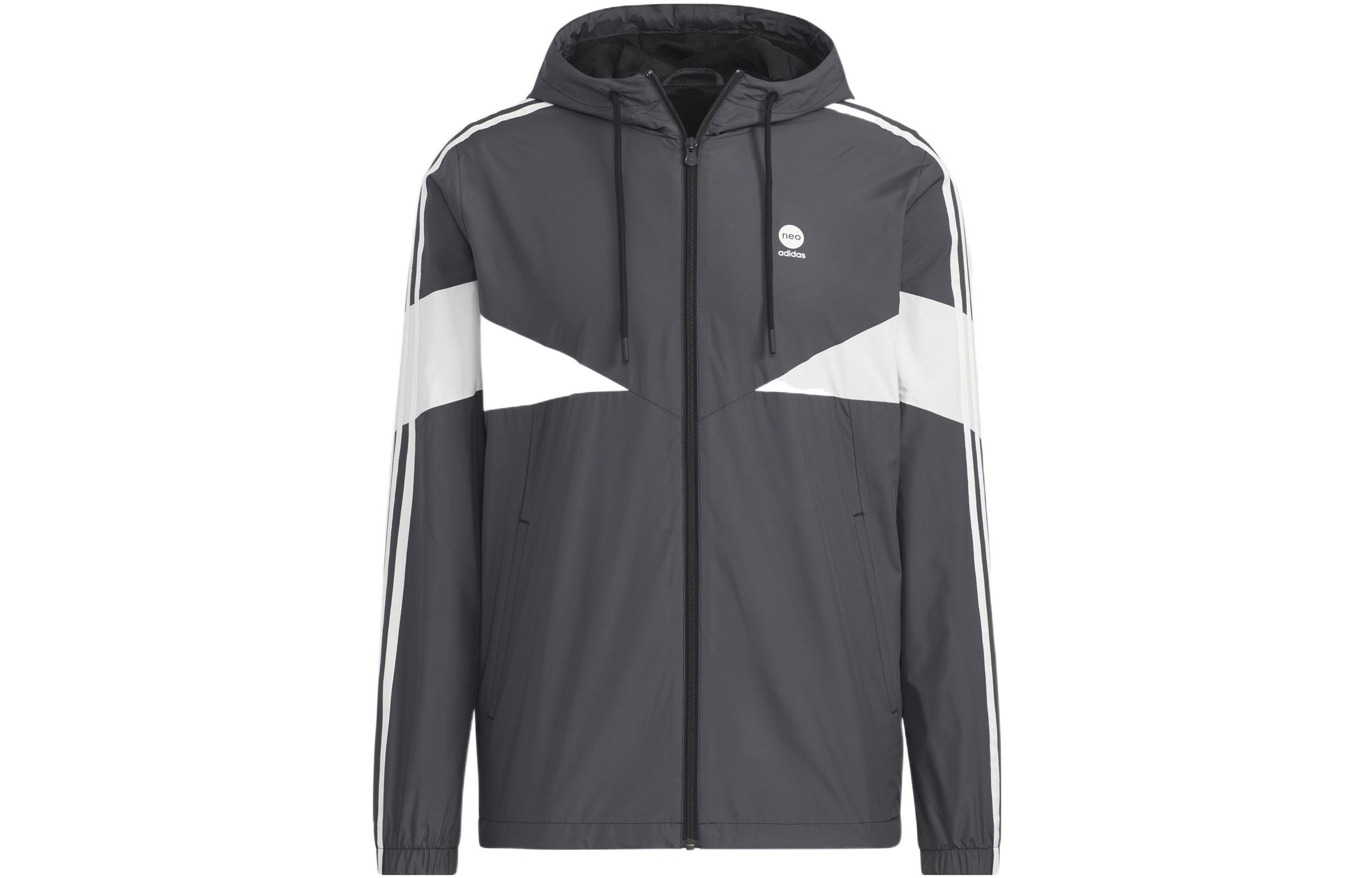 Adidas Neo Jackets Men s Black Hooded Moderate Other HM7430 M