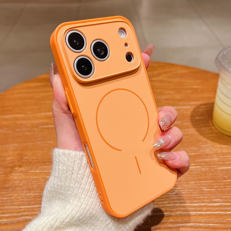 For iPhone 17 Pro Max Case Magnetic For Magsafe Wireless Charge Shockproof Matte Cover For iPhone 16 Pro Max Funda iPhone 13 14 15 Pro Max